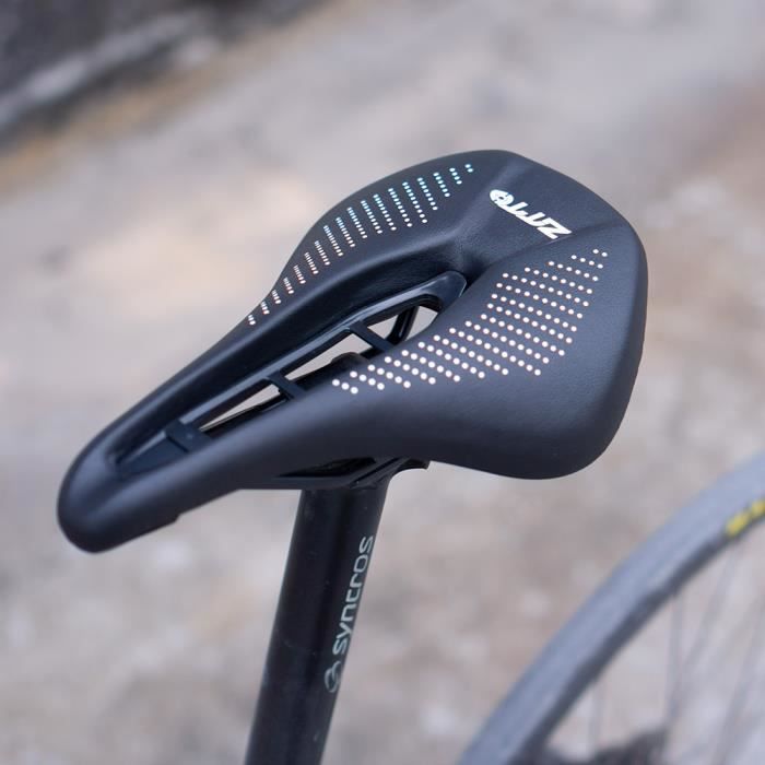 Noir rouge ZTTO Selle ergonomique courte en antarctique pour velo siege de planche large confortable le Cdiscount Sport