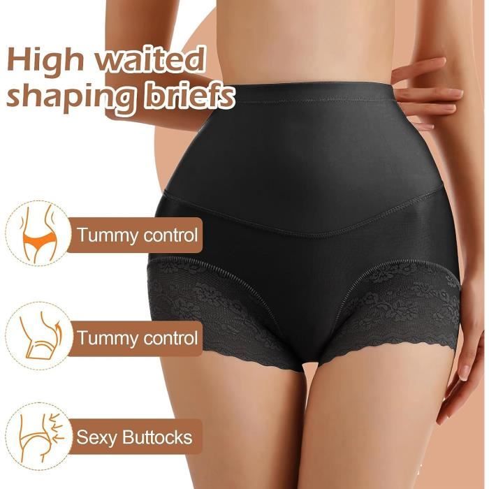 CULOTTE - SLIP Femme Taille Haute Culotte Sculptante Gainante Panty Minceur De Contrôle Body