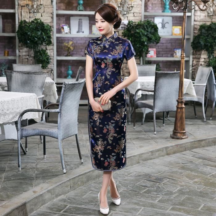 Robe style chinois outlet