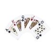Fournier Titanium Series Jumbo - Jeu de 54 cartes 100% plastique - format poker - 2 index Jumbo Bleu-3