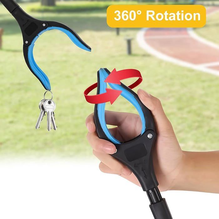 Bâtons Randonnée LEAZZLE - Télescopiques 110-130cm - Pliables 30cm - Aluminium/Carbone - Pour Homme Et Femme
