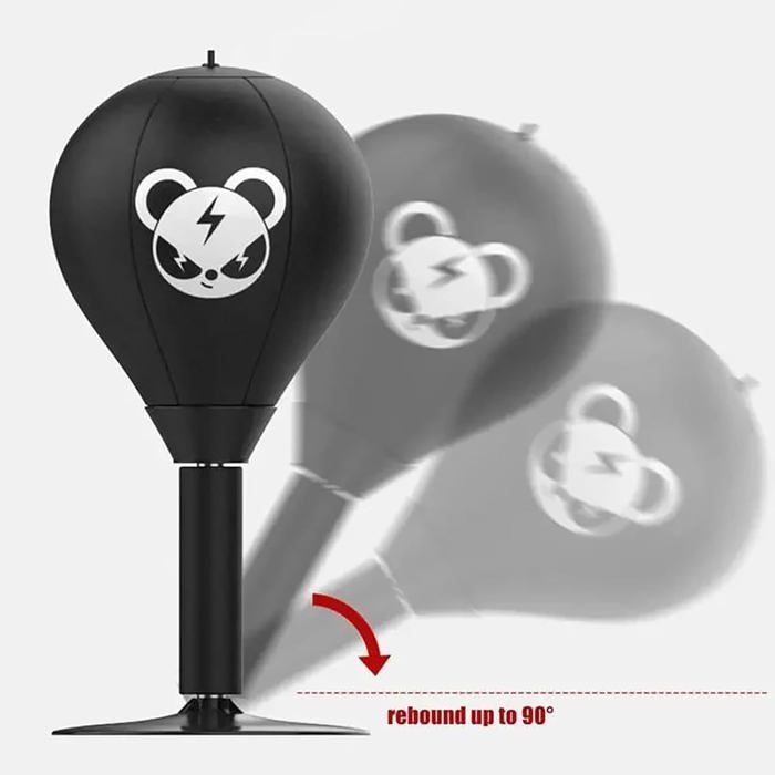 Mini Punching-ball De Table Funpunch – Avec Ventouse, Pompe Et Ressort, Idéal Pour Décompresser Au Bureau Ou à La Maison