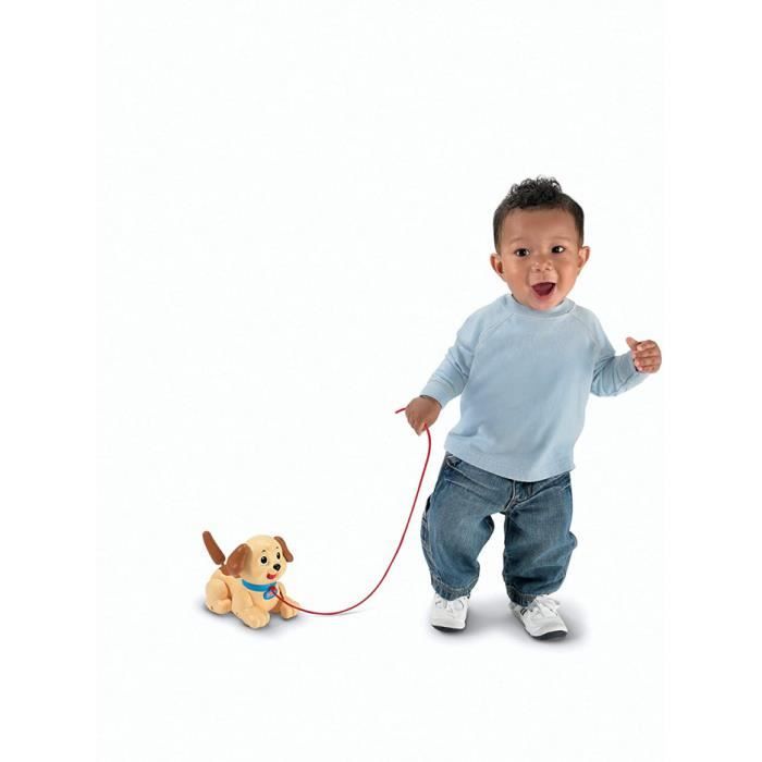 Fisher Price - jouet chien à tirer bébé pour encourager l'enfant à marcher  - Jeux éducatifs - Rue du Commerce