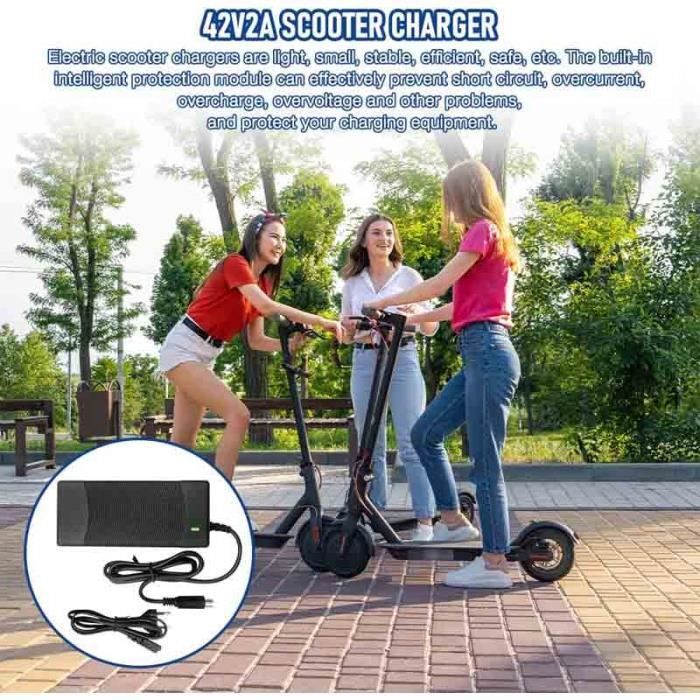 Caricatore Per Monopattino Xiaomi M365 - Alimentatore 42V 2A EU Con Indicatore LED - Foto 9