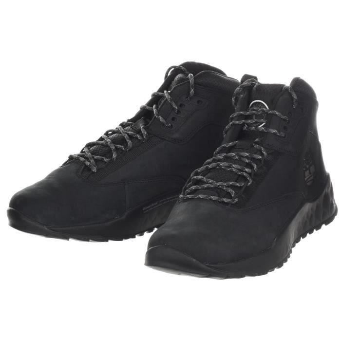 Chaussures Homme Adulte TIMBERLAND Solar Wave Mid Noir