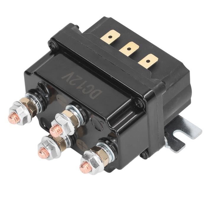 Kit Relais Treuil 12V 250A Avec Télécommande - Bobine Laiton Étanche Pour VTT Quad Tracteur
