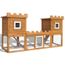 Grande Cage Clapier Extérieur Pour Lapins En Bois Double Clapiers