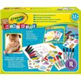 Kit de loisirs créatifs Crayola - Mini Kids - Mon premier coffret de coloriage et de gommettes-0