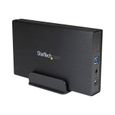 STARTECH Boîtier Externe pour Disque Dur 3.5" SATA III sur port USB 3.0 avec Support UASP - Aluminum - Noir-0