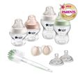 Biberon Kit Naissance Closer to Nature - TOMMEE TIPPEE - Transparent - Anti-colique - Silicone-0