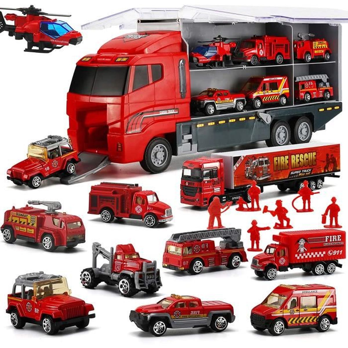 19 En 1 Camion De Pompier Avec Modele Pompier Mini Camion Pompier Jouet Dans Vehicule De Transport Camion De Pompiers De Secours D Cdiscount Puericulture Eveil Bebe 19 En 1 Camion De Pompier Avec Modele Pompier Mini Camion Pompier Jouet Dans Vehicule De Transport Camion De Pompiers De Secours D Cdiscount Puericulture Eveil Bebe