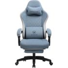 GTPLAYER Chaise Gaming Bureau Ergonomique Fauteuil Gaming Professionnel accoudoir inclinable réglable en Hauteur jusqu'à 150Kg Light