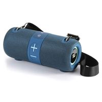 T&G Caisson de basses portable extérieur Support de haut-parleur Bluetooth Carte TF - Bleu
