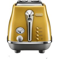 Grille-pain De'Longhi Pf Brillante 4 Tranches - Fonction Dégivrage, Brunissement Réglable