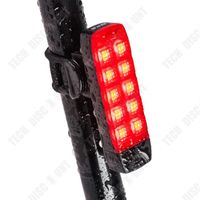 TD® Lumière de vélo chargeant 800 lumens feu arrière de vélo à fréquence variable lampe de poche étanche super lumineuse
