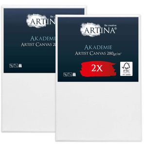 Lot De 10 Toiles 12x16 Pouces Pour Peinture - Toiles Plates En Coton - Neuf