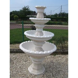 Fontaine De Jardin Cascade 4 Coupes 90 Cm Wanda Collection