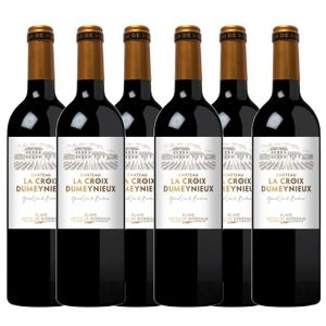 VIN ROUGE Château La Croix Dumeynieux 2019 - AOC Blaye Côtes de Bordeaux - vin rouge de Bordeaux - lot de 6 bouteilles