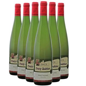 VIN BLANC Alsace Pinot Blanc Réserve Blanc 2021 - Lot de 6x7