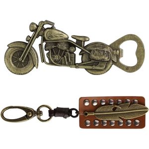 Porte-clés Ref. 23/AT058AB Porte clés vintage moto 3D