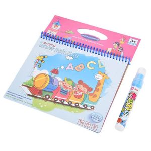 LIVRE DE COLORIAGE Atyhao livre de coloriage pour enfants Livre de coloriage d'eau magique portable avec stylo enfants dessin peinture jouet éducatif
