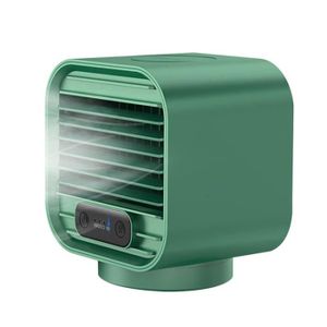 Climatiseur Portable,Mini Personnel Air Refroidisseur Humidificateur Ventilateur,4 en 1 Refroidisseur dair Climatisation Mobile Avec LED-7 couleur Lumière ambiante 