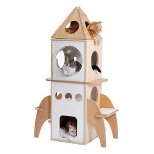 Arbre A Chat Bois Flotte Cdiscount