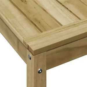 TABLE DE REMPOTAGE BAU Table de rempotage avec étagère 82,5x50x75 cm bois pin imprégné - Pwshymi - JHR15330