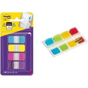Marque-pages Post-it® standard souples, assortiment de couleurs (vert,  bleu, violet) 3 x 20 / pack - Papeterie Michel