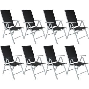 2x wohaga ® Chaise de camping chaise de jardin jardin pliante Chaise pliante pliable noir 
