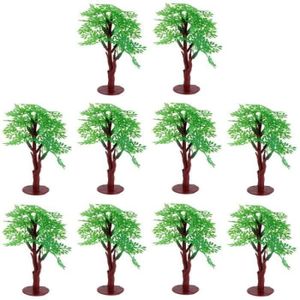 VOITURE À CONSTRUIRE 10pcs arbre pots miniatures de décoration de paysa