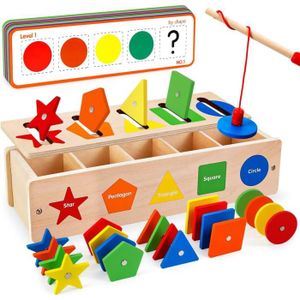 2 in 1 Jeux Montessori 2 Ans 3 Ans 4 Ans,Jeu de tri de Couleur Pêche Jouets  Educatif Jouet Enfant 3+ Ans - Cdiscount Puériculture & Eveil bébé
