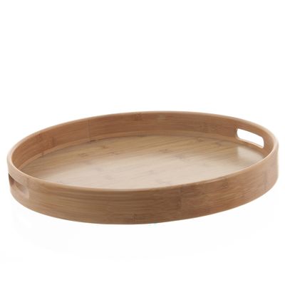 Plateau De Service Rond "Kord" 35cm Naturel - 9