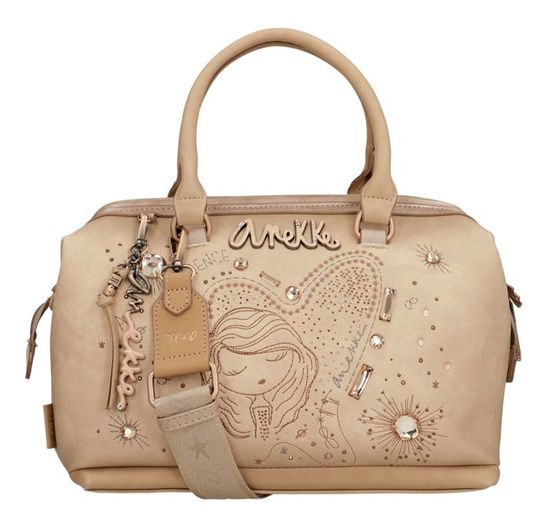 Sac Bandoulière Anekke Memories M Multicolore Beige Taupe - Neuf étiqueté