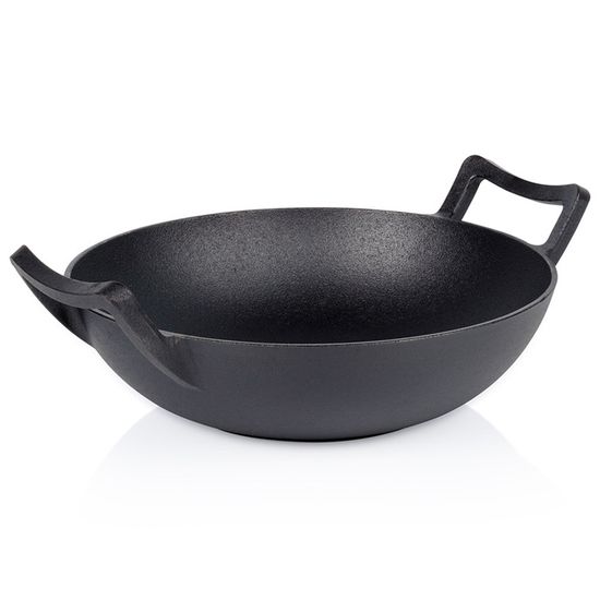 Poêle Antiadhésive En Acier Inox 316 - 32 Cm Avec Couvercle, Compatible Induction, Gaz, électrique