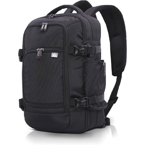 Sac à Dos Cabine Ryanair 40x20x25 Cm - Extensible, USB, Ordinateur 15,6" - Voyage Léger Et Organisé