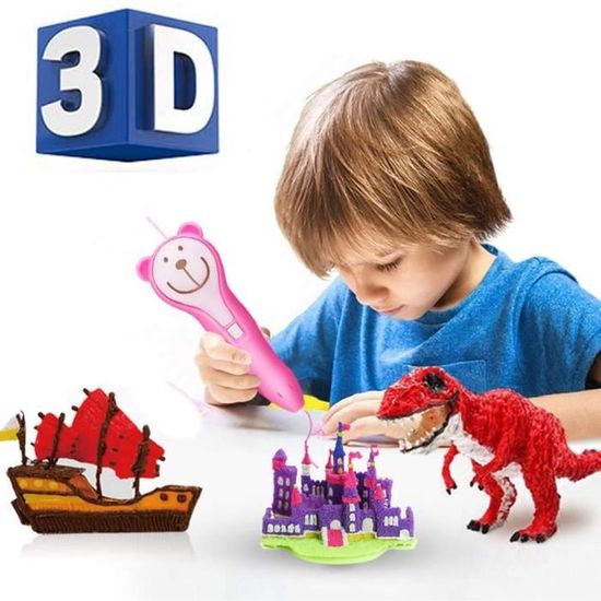 Modèle D'impression Pour Stylo 3D, 20 Feuilles De Dessins Pour Imprimante 3D, Pochoirs En Papier Pour Peinture 3D Avec Planche Transparente En PVC