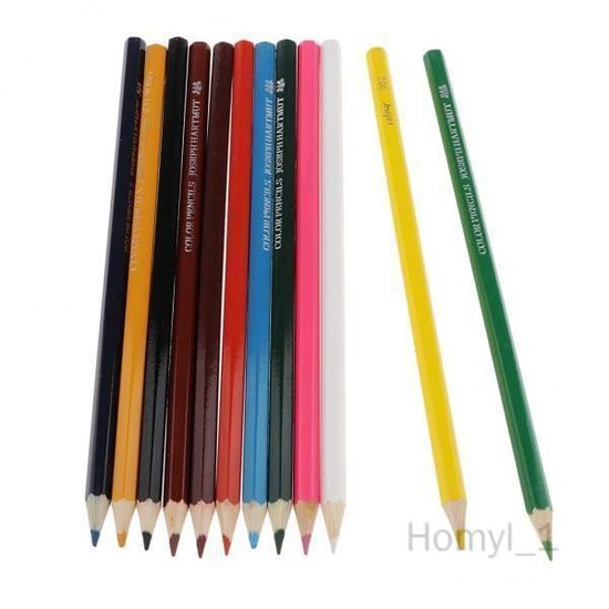 12 crayons de peinture à l'huile - couleurs primaires