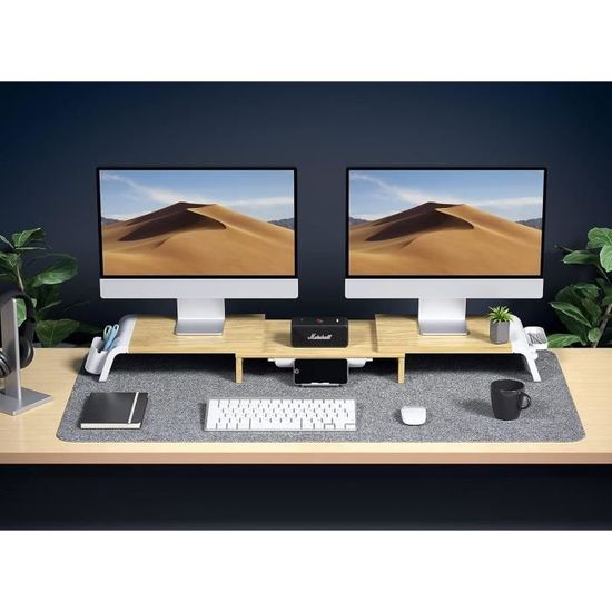 Réhausseur d'Écran d'Ordinateur Réglable Fenge - Charge 25kg ...