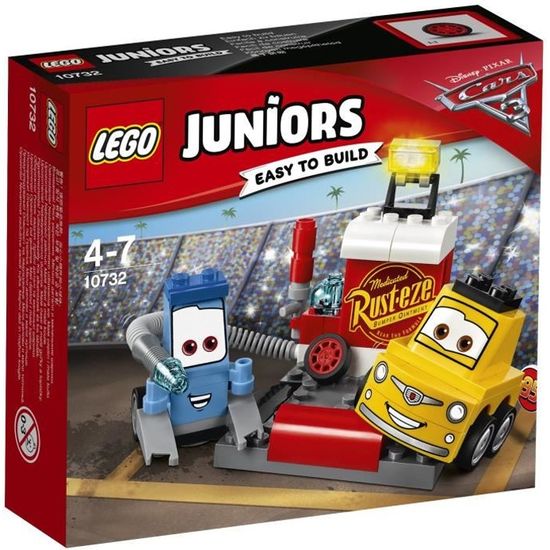 LEGO® Juniors Cars 3 10732 L'Arrêt au Stand de Guido et Luigi
