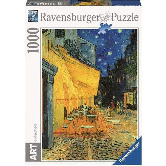 Puzzle 1000 p Art collection - Terrasse de café, le soir / Vincent Van Gogh