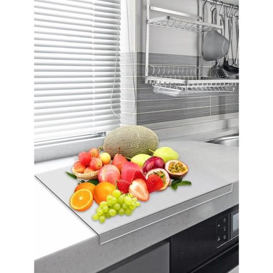 Planche à Découper Acrylique Transparente Avec Rebord Antidérapante - Idéale Cuisine, Gâteaux Et Pizzas