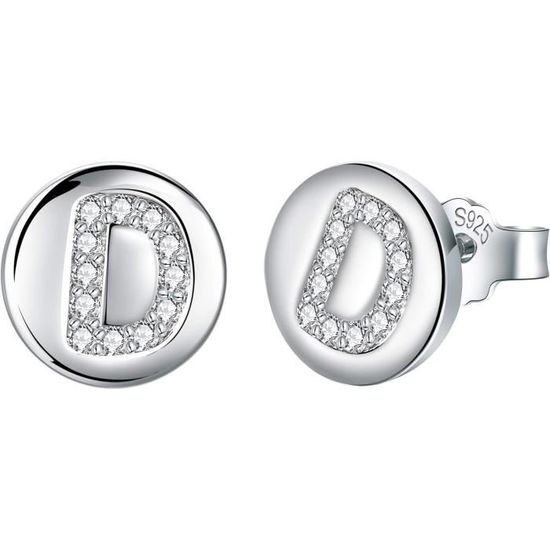 7 Paires De Boucles D’Oreilles En Argent 925 – Hypoallergéniques, Zirconium – Cœur Et Fleurs – Cadeau Femme