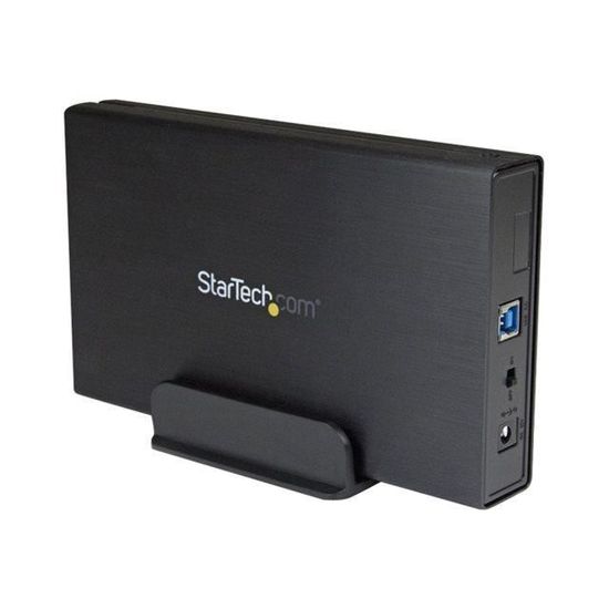 STARTECH Boîtier Externe pour Disque Dur 3.5" SATA III sur port USB 3.0 avec Support UASP - Aluminum - Noir