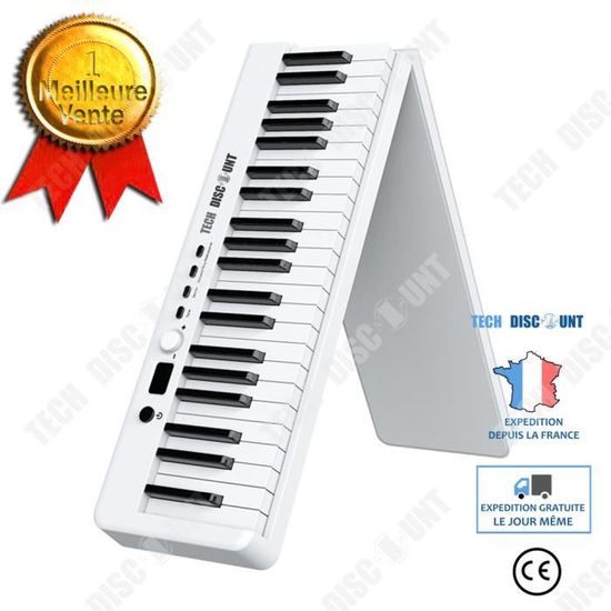 TD® Piano Pliant 88 Touches Piano Portable Épaissi Bluetooth Piano  Électronique Professionnel Adulte Pratique - Cdiscount Instruments de  musique