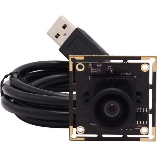 Module Caméra USB GXIVISION 4MP Double Objectif - 3840x1080 30 Ips, Synchronisé, Pour 3D/VR