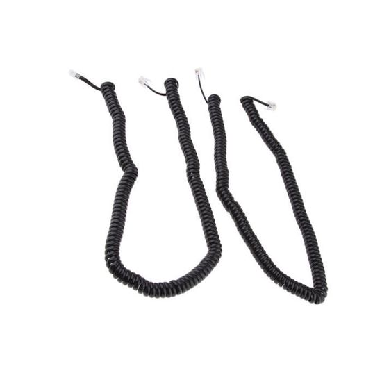 Power Gear Cordon Téléphonique Spiralé - 0,6 M - 3,6 M - Non Enroulé