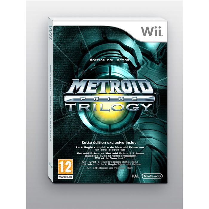 Nintendo Metroid Prime Trilogy Edition Collector / Jeu Cons