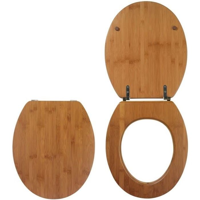 WIRQUIN - Abattant casual line bamboo nature
