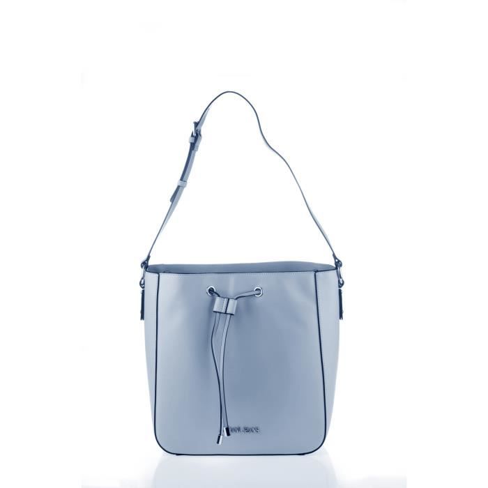 ARMANI JEANS - Sac à Bandoulière Bleu Ciel à Coulisse - Femme